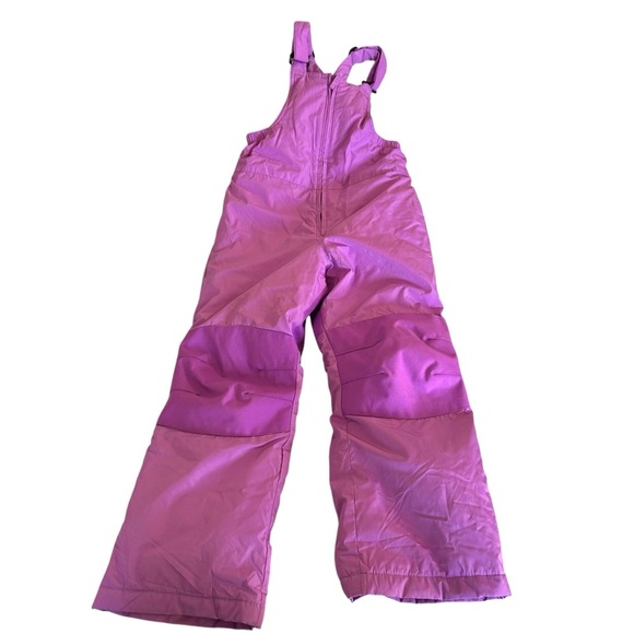 Lands' End Pink Overalls Vibrant Bottoms - Picture 1 of 4